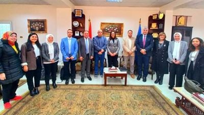 نهال بلبع تستقبل وفد وزارة التخطيط والتنمية الاقتصادية وبرنامج الأمم المتحدة