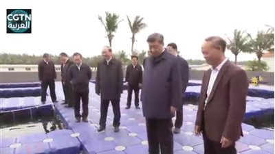 صور.. الرئيس الصيني يقوم بجولة تفقدية في مقاطعة قوانغدونغ