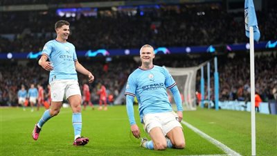 هالاند يعادل رقم صلاح ويحقق رقمًا قياسيًا جديدًا مع مانشستر سيتي