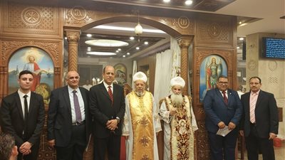المصريين الأحرار يشارك كنائس شبرا الشمالية احتفالات عيد القيامة 