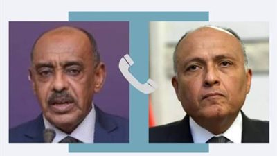 سامح شكري يجري اتصالاً بوزير خارجية السودان