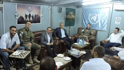 السفير المصري يشارك في إفطار الكتيبة الوطنية ببعثة الأمم المتحدة في الكونجو 