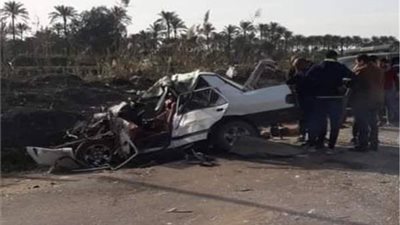 بالأسماء.. مصرع وإصابة 10 أشخاص في حادث تصادم بمركز إدكو في البحيرة