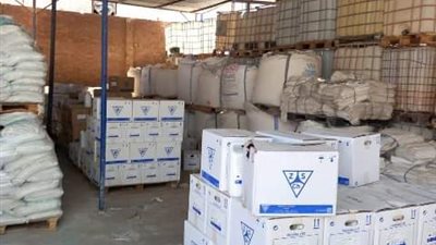 ضبط ١١ طن أسمدة ومخصبات مجهولة المصدر خلال حملات رقابية بمركز بلبيس