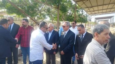 محافظ بورسعيد ومدير الأمن يشاركان في تشييع جنازة العميد شريف طايل 