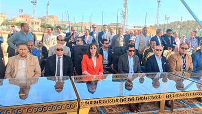نائب محافظ البحيرة تستقبل وزير الشباب والرياضة بنادى المعدية بإدكو