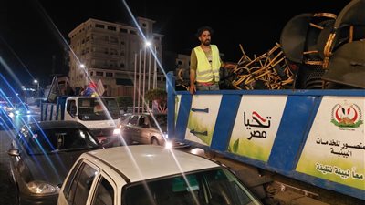 رئيس جهاز دمياط الجديدة يتابع إزالة الإشغالات بالمدينة
