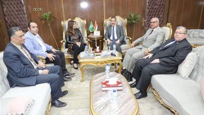 محافظ المنوفية يستقبل رئيس جامعة مدينة السادات لبحث أوجه التعاون المشترك 