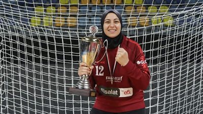 خاص.. حارسة مرمى سيدات يد الأهلي: التتويج بالثنائية إنجاز ونأمل تحقيق ميدالية قارية