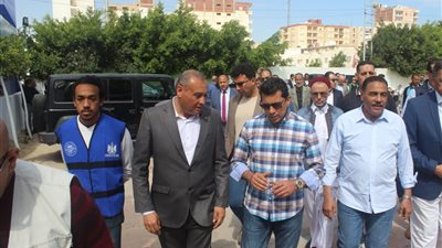 جولات وزير الشباب والرياضة بمطروح بتنظيم الجيش الأزرق 