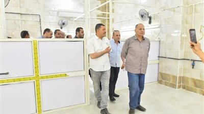 محافظ أسيوط يتفقد أعمال تطوير مستشفى الحميات بساحل سليم 