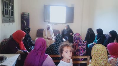 مبادرة تنمية الأسرة تناقش القضية السكانية والصحة الإنجابية في قرية دوينة بأسيوط
