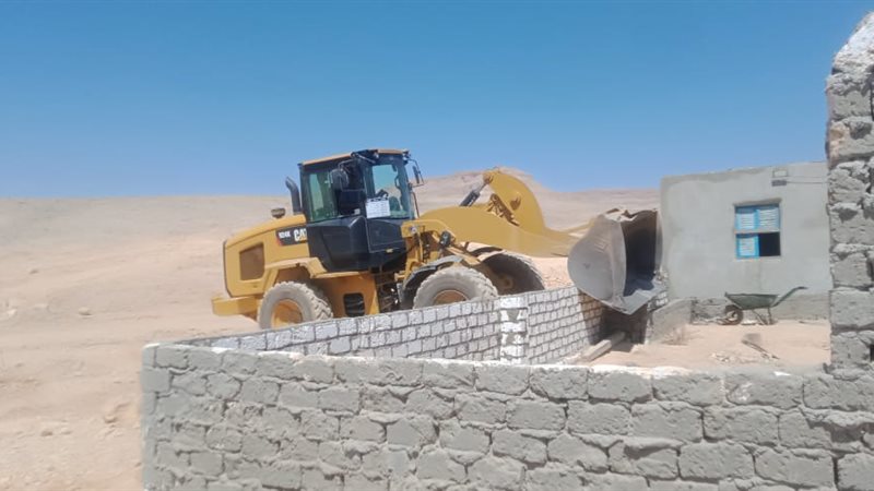 إزالة التعديات بقنا