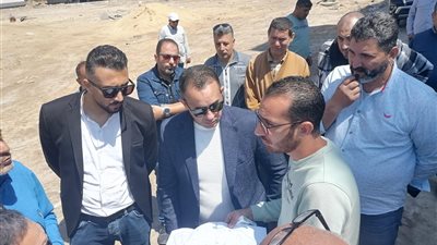 رئيس جهاز مدينة دمياط الجديدة يتفقد مشروعي جنة و سكن مصر