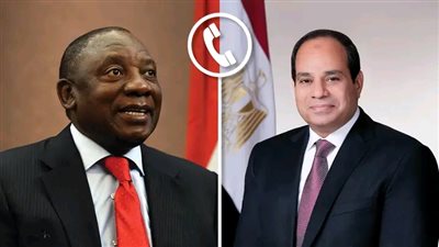 السيسي ورامافوزا يبحثان التعاون الثنائي والقضايا الدولية