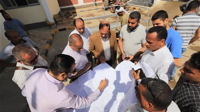 رئيس مياه أسيوط يتفقد سير العمل بمحطة رفع صرف صحي بمركز ساحل سليم 
