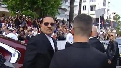 جوني ديب أول الحضور في حفل افتتاح مهرجان كان السينمائي