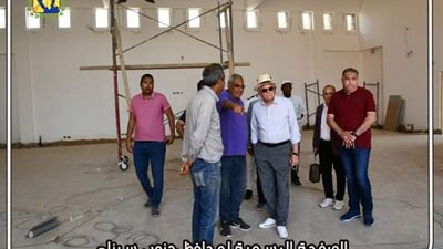 فوده يتابع مستجدات الأعمال النهائية بالقرية التراثية بمنطقة الهجن بشرم الشيخ