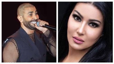 سمية الخشاب تسخر من إطلالة أحمد سعد الأخيرة