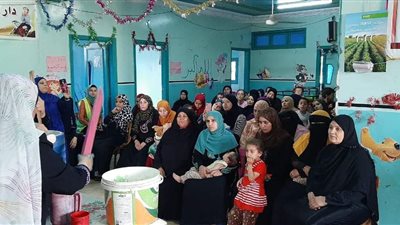 حزب مستقبل وطن ينظم ورشة تدريبية وقافلة غذائية للسيدات بالمنيا
