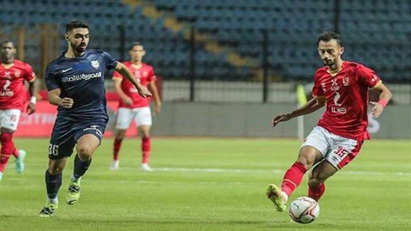 الأهلى ينهي الشوط
