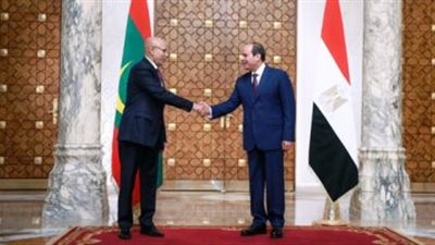 رئيس موريتانيا يشيد بإنجازات مصر ويؤكد تضامنه معها في قضايا المنطقة