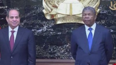السيسي ونظيره الأنجولي يشهدان توقيع اتفاقيات ومذكرات تفاهم