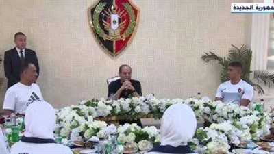 الرئيس السيسي يوجه رسالة لطلاب الأكاديمية العسكرية