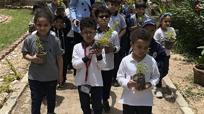 برنامج توعية زراعية لطلاب المدارس الدولية بالنوبارية