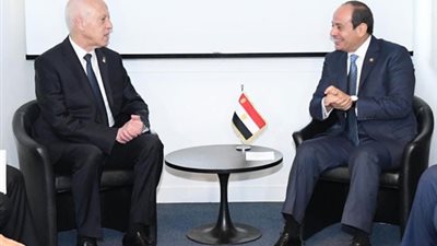 الرئيس السيسي يلتقي الرئيس التونسي بباريس لبحث جهود إصلاح النظام المالي العالمي