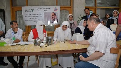 محافظ أسيوط يشهد انطلاق حملة 100 يوم صحة لتقديم خدمات مجانية للمواطنين