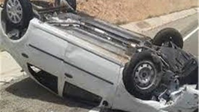 إصابة 5 أشخاص في حادث انقلاب سيارة بالإسماعيلية