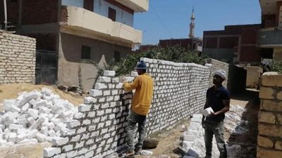 إزالة 46 حالة خلال حملات إزالة التعديات على الأراضي الزراعية بالشرقية