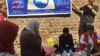 أمانة المرأة بمستقبل وطن البدارى بأسيوط تشارك في فعاليات 100 يوم صحة
