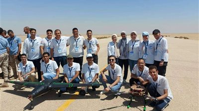 جامعة أسيوط تحصد المركز الثالث في التصفيات النهائية لمسابقة UAV الدولية