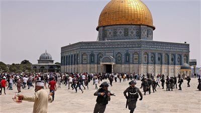 قوات الاحتلال تمنع المصلين من دخول المسجد الأقصى تزامنا مع ذكرى «خراب الهيكل» 