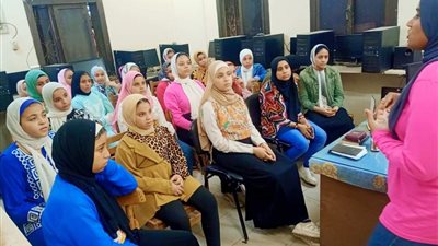 انطلاق البرنامج التدريبى للفتيات ريحانة بمركز شباب ماقوسة بالمنيا             