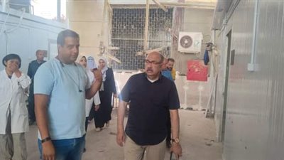 وكيل وزارة الصحة يتفقد أعمال التطوير بمستشفى رمد أسيوط 