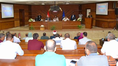 نائب محافظ البحيرة تناقش الاستعدادات النهائية لتنفيذ التدريب العملى المشترك