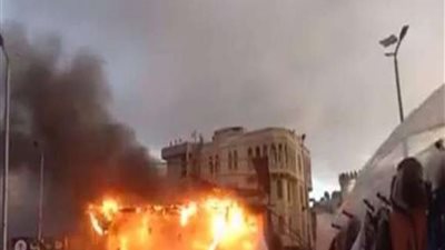 بعد دقائق من نشوبه.. الحماية المدنية تسيطر على حريق عقار السيدة زينب 