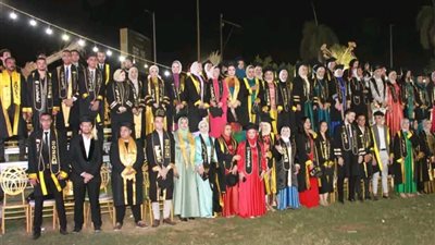 جامعة أسيوط تشهد حفل تخرج الدفعة الثالثة من كلية الفنون الجميلة