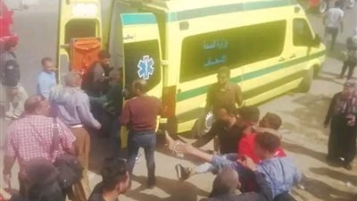 إصابة شخصين في حادث تصادم جنوب المنيا