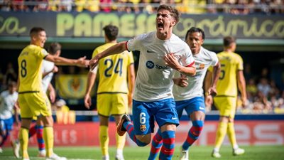 مباراة الـ 7 أهداف..برشلونة يحقق انتصار شاق على فياريال بالدوري الإسباني