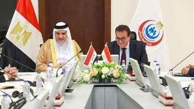 عبدالغفار يستقبل رئيس لجنة مكافحة المخدرات بمجلس النواب العراقي