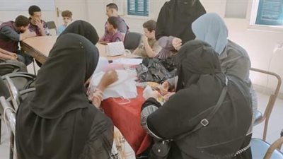 ختام فاعليات الورشة الحرفية للأشغال الفنيه والتطريز بمركز الغنايم