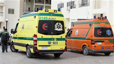 أصابة 11شخص فى حادث تصادم  بالمنيا