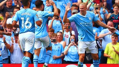مانشستر سيتي يدك شباك فولهام بخماسية ويتصدر الدوري الأنجليزي