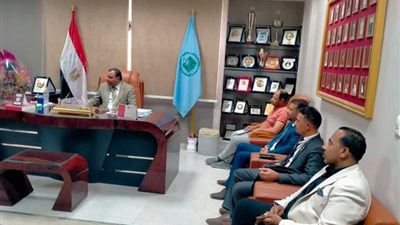 جاد يلتقى وفد الاتحاد الوطني للقيادات الشبابية بوزارة الشباب والرياضة 