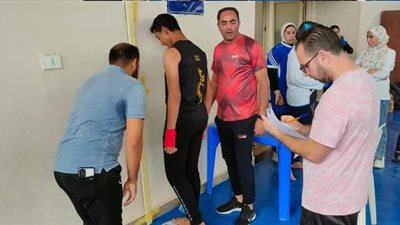 انتقاء لجنة المشروع القومي للموهبة والبطل الاوليمبي في الملاكمة بجنوب سيناء