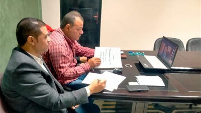 جاد يشارك الاجتماع الدورى لوزير الشباب والرياضة مع وكلاء الوزارة على مستوى الجمهورية عبر الفيديو كونفرنس 
